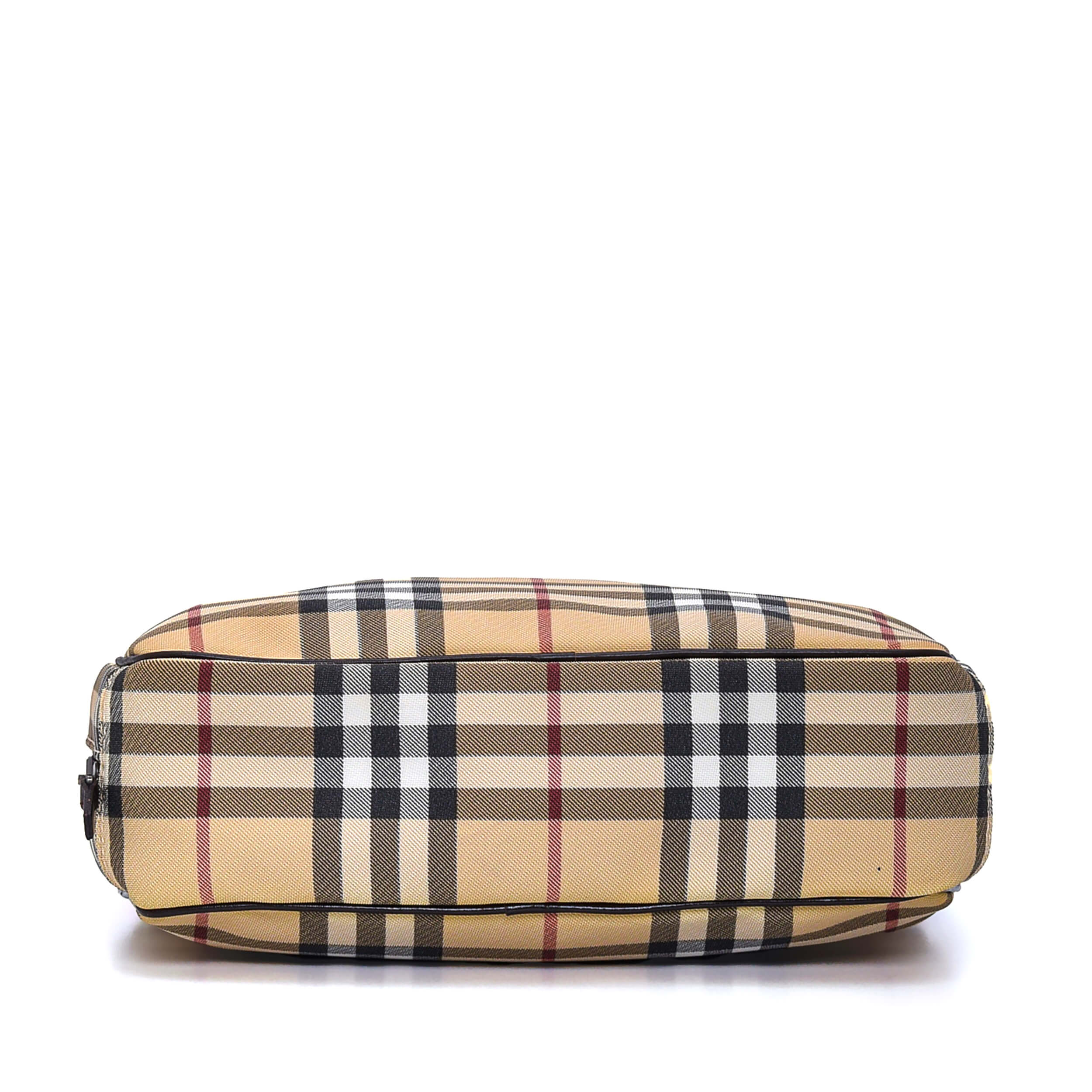 Burberry - Classic Checked Canvas Travel Clutch